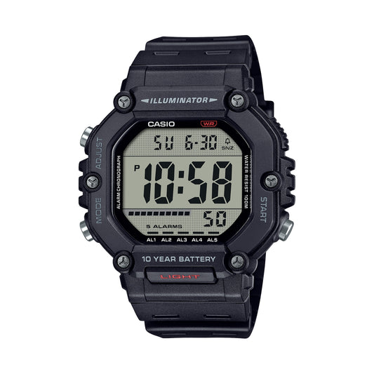 CASIO SPORT COLLECTION Mod. OVERSIZE 10 YEARS BATTERY - BLACK