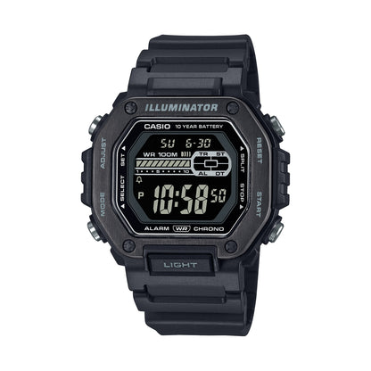 CASIO SPORT Mod. DIVER - OVERSIZE BLACK - ILLUMINATOR 10 YEARS BATTERY WATCHES