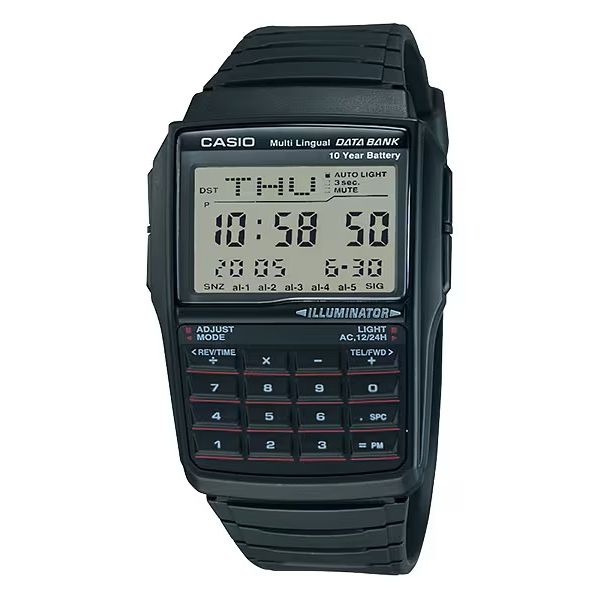 CASIO VINTAGE Mod. DATABANK CALCULATOR - BLACK