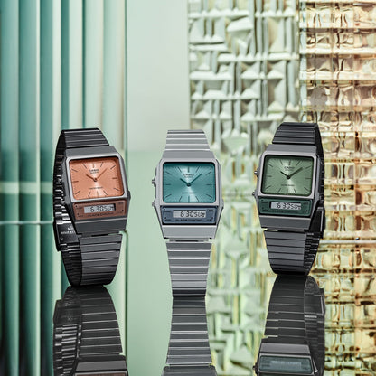 CASIO VINTAGE Mod. EDGY COLLECTION - FOREST GREEN