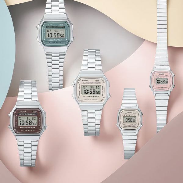 CASIO VINTAGE Mod. ICONIC - AMARANTH