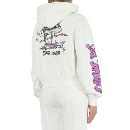 Comme Des Fuckdown White Cotton Women Sweater