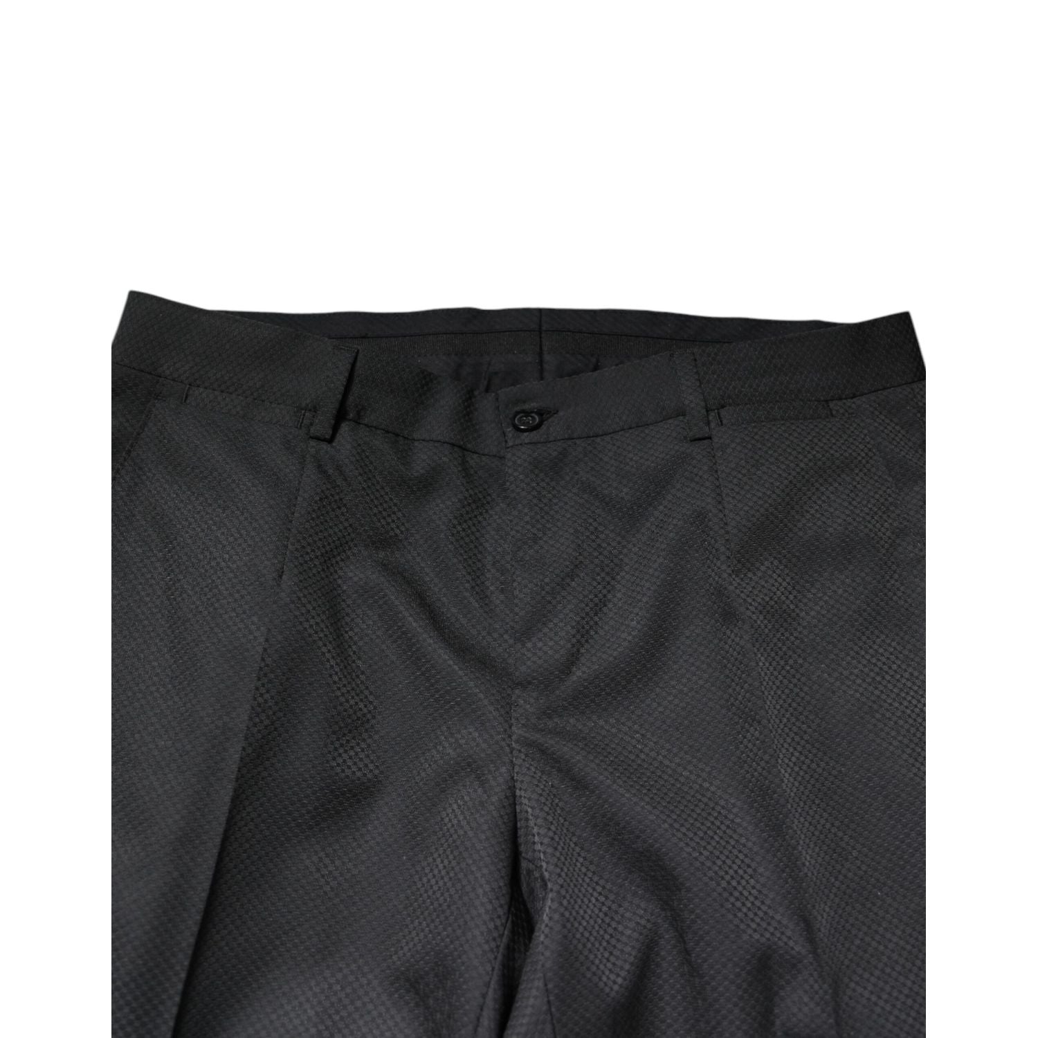 Dolce & Gabbana Black Single Breasted Formal 2 Piece Suit