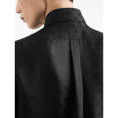 Dolce & Gabbana DG logo martini jacquard shirt Shirts