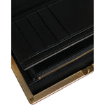 Dolce & Gabbana Bordeaux Velvet Gold Frame Clutch Evening Bag Dolce & Gabbana Black