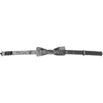 Dolce & Gabbana Gray Satin Silk Adjustable Neck Men Papillon Bow Tie Dolce & Gabbana Dim Gray