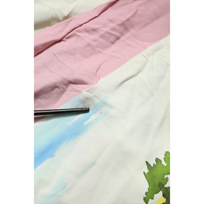 Dolce & Gabbana Multicolor Off Shoulder Long Sheath Dress