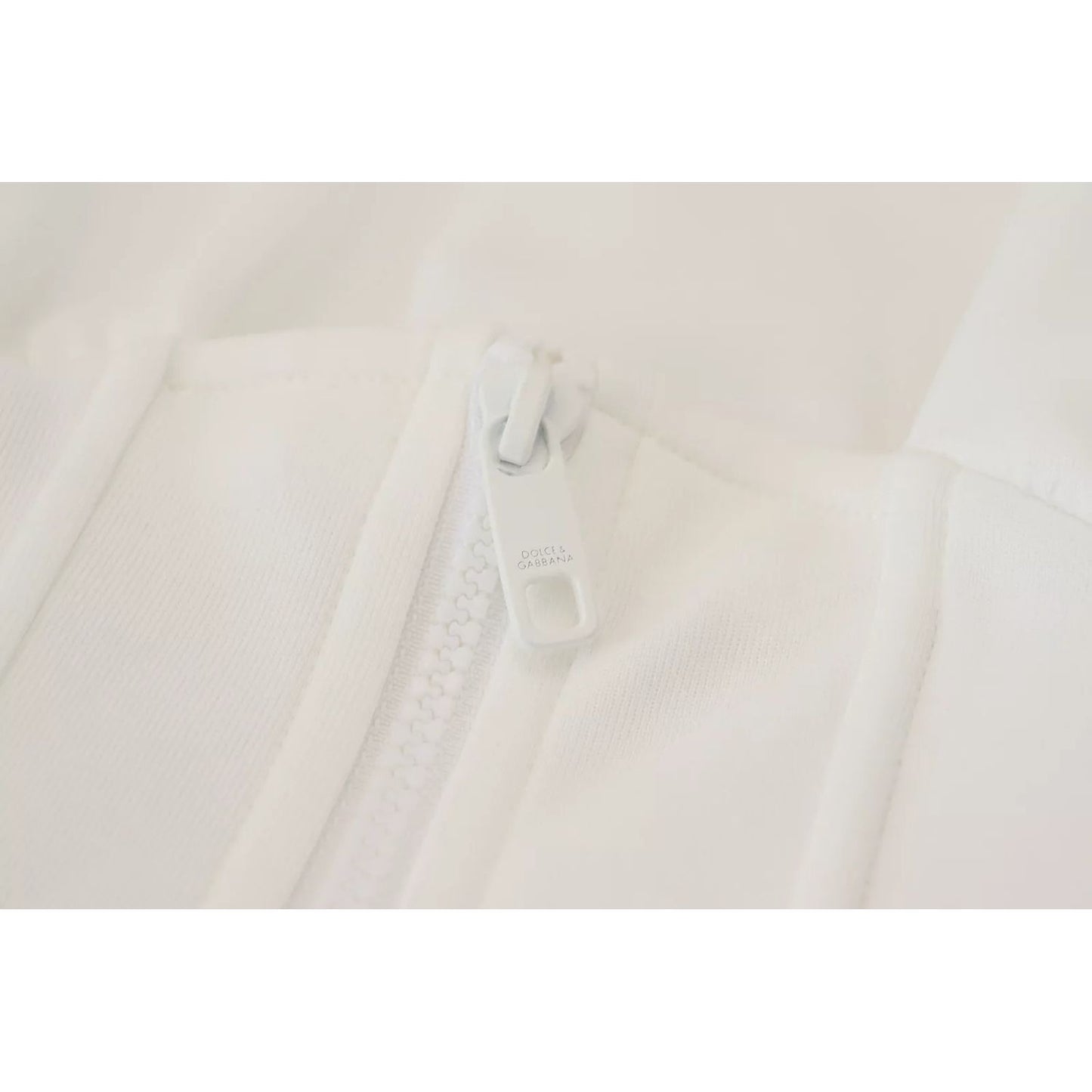 Dolce & Gabbana White Cotton Corset Stretch Top T-shirt