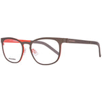 Dsquared² Bicolor Metal Frames - Stylish women's glasses with 51/18/140 mm dimensions. Category 3 eyewear, red and brown flock color.
