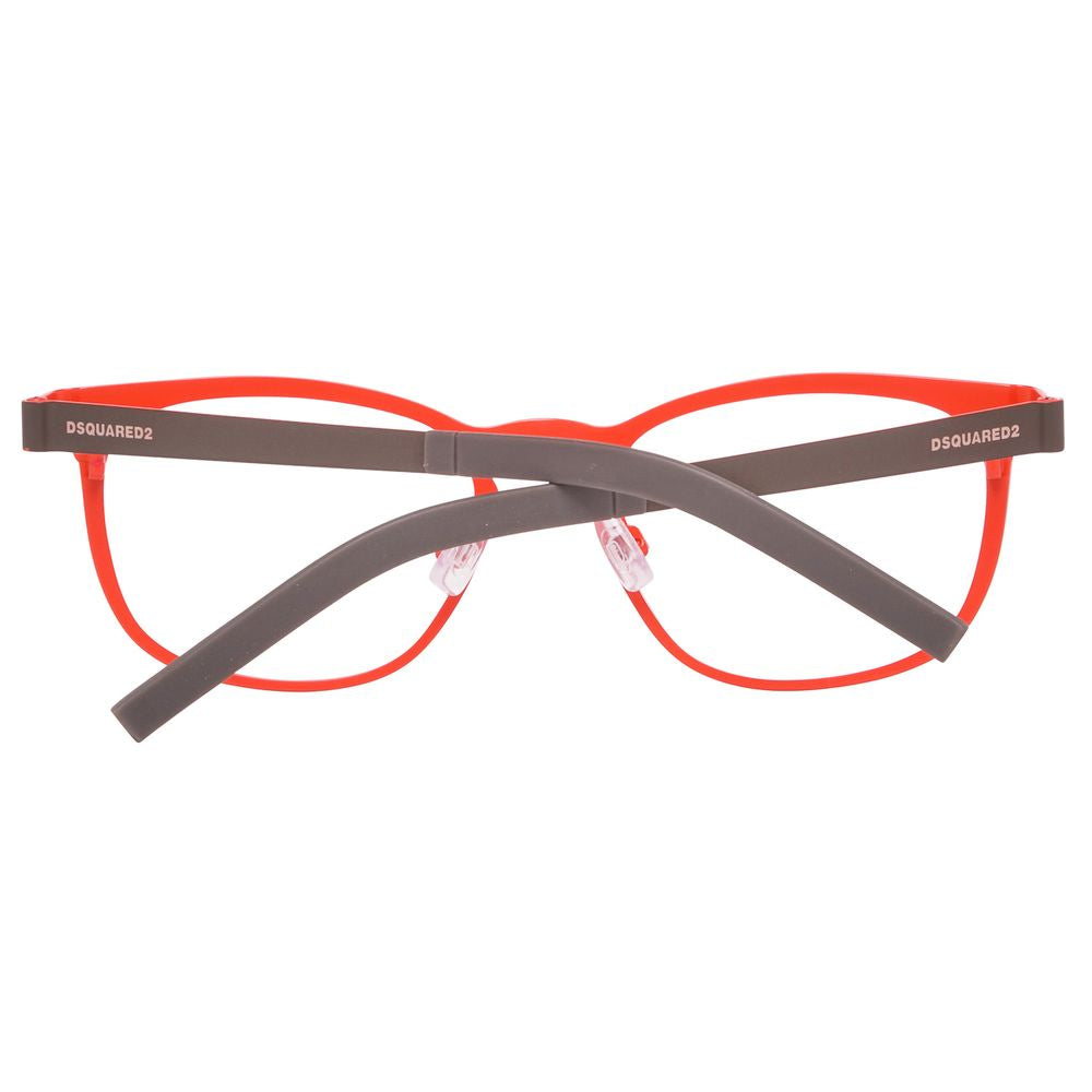 Dsquared² Bicolor Metal Frames women glasses DQ5184-020-51 in flock red color, with size 51-18-140 mm, category 3.