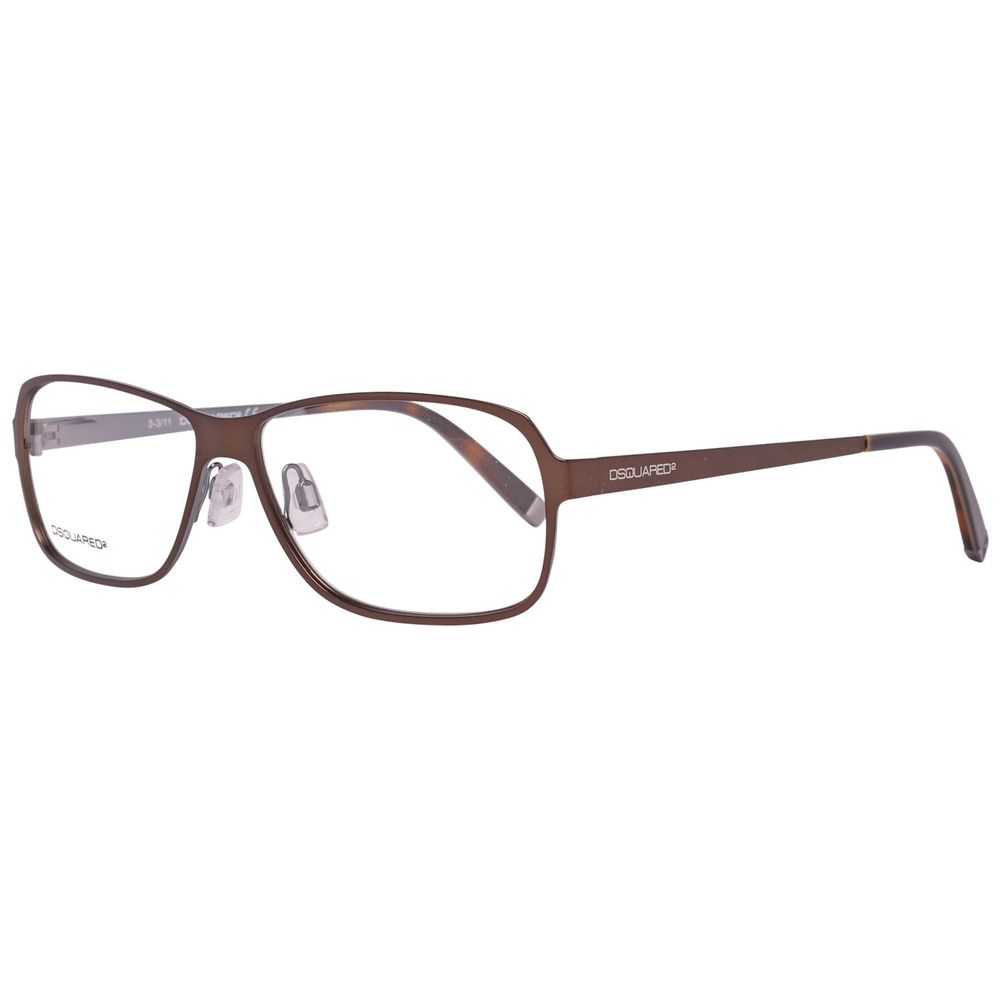 Dsquared² Brown Metal Glasses (Frames)