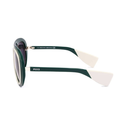 EMILIO PUCCI SUNGLASSES Mod. EP0059 SHINY DARK GREEN SUNGLASSES & EYEWEAR