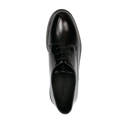 EMPORIO ARMANI EXCLUSIVE Derby shoes in buffed leather