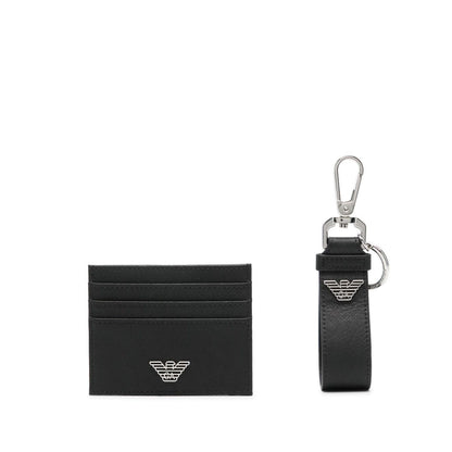 Emporio Armani Exclusive Card holder and keyring set Small Leather Goods