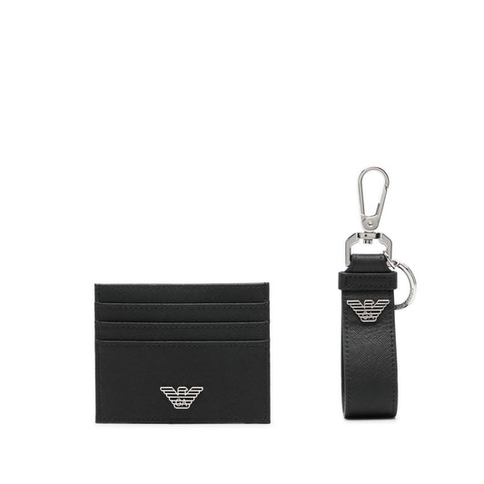 Emporio Armani Exclusive Card holder and keyring set Small Leather Goods