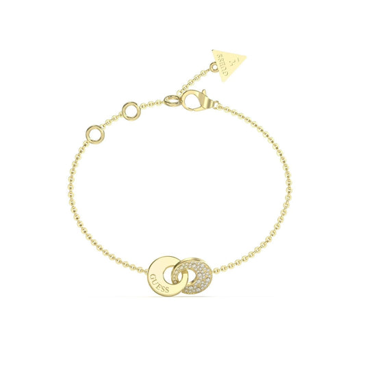 GUESS JEWELS JEWELRY Mod. JUBB05220JWYGS elegant gold bracelet with pendant