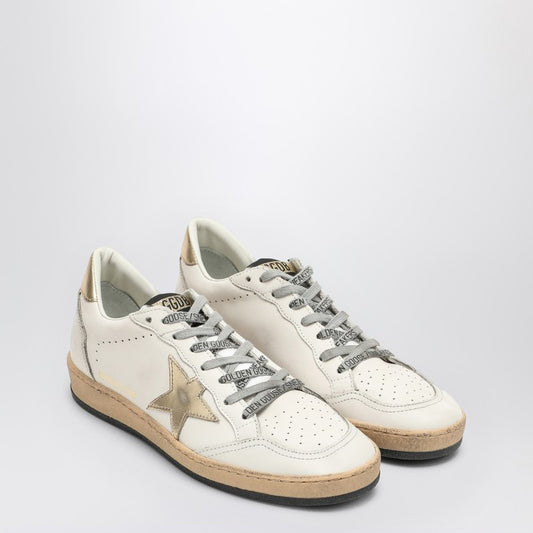Golden Goose Sneaker Ball Star white latte/gold