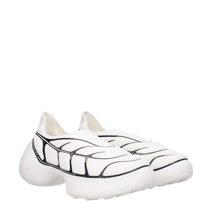 Givenchy White Fabric Low Top Sneakers