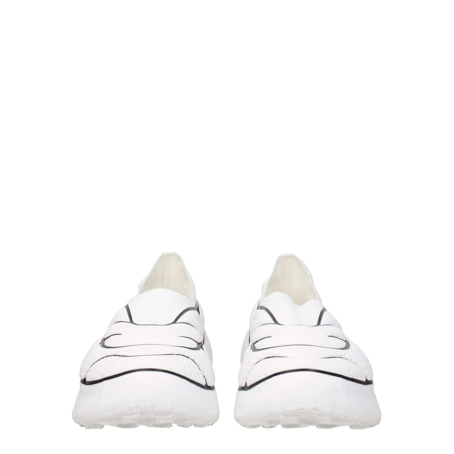 Givenchy White Fabric Low Top Sneakers