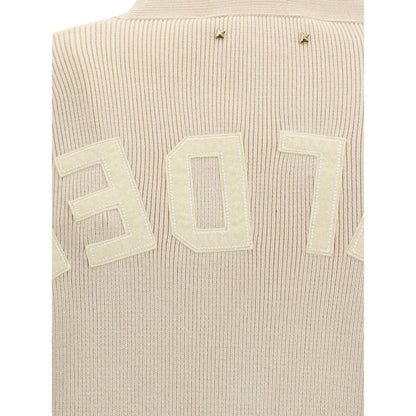 Golden Goose Cream Cotton Cardigan
