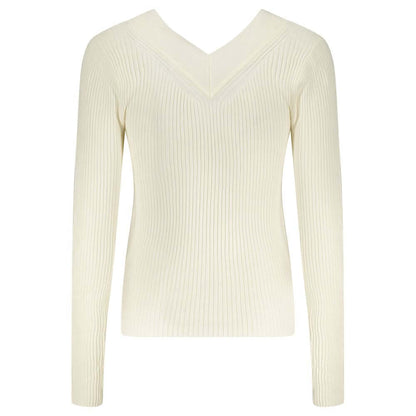 Guess Jeans White Viscose Sweater