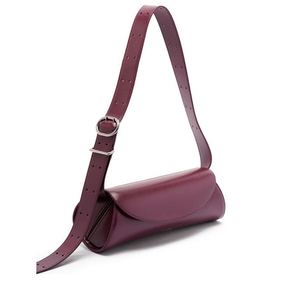 Jil Sander Cannolo small leather shoulder bag