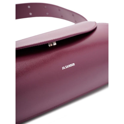 Jil Sander Cannolo small leather shoulder bag