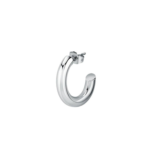 Silver hoop earring from LA PETITE STORY JEWELRY Mod. LPS02AQM07