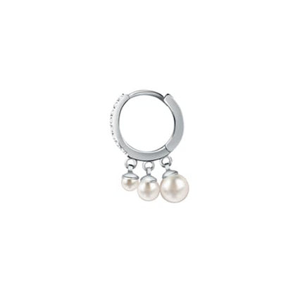 LA PETITE STORY JEWELRY Mod. LPS02AQM25 earring with pearl charms