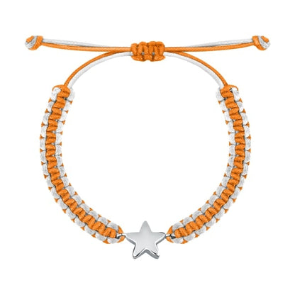 LA PETITE STORY JEWELRY Mod. LPS05ARR79, orange and white bracelet with star charm