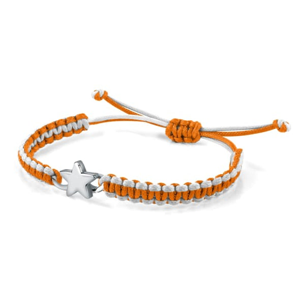 LA PETITE STORY JEWELRY Mod. LPS05ARR79 orange and white bracelet with star charm