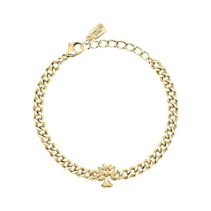 Gold bracelet featuring charm from LA PETITE STORY JEWELRY Mod. LPS05ASF58.