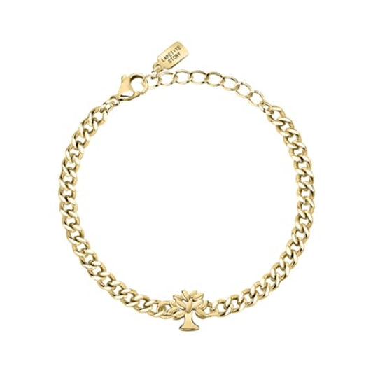 Gold bracelet featuring charm from LA PETITE STORY JEWELRY Mod. LPS05ASF58.