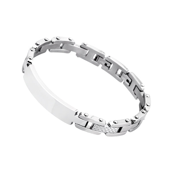 LOTUS JEWELS JEWELRY Mod. LS1578-2/1 silver bracelet on white background