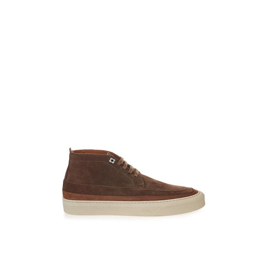 Lardini Elegant Suede Sneakers in Rich Brown LA-225664-EU40/US7