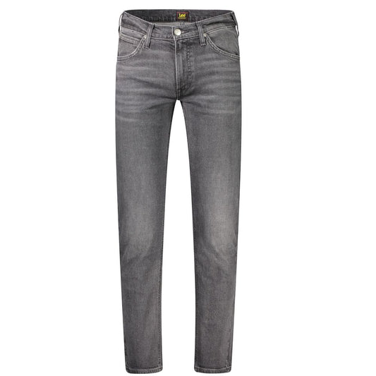 Lee Black Cotton Men Jeans with classic 5 pocket design, offering stylish comfort and stretch for dynamic lifestyles.