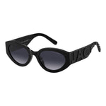 MARC JACOBS MOD. MARC 694_G_S black acetate sunglasses for women, featuring bold logo on the temples.