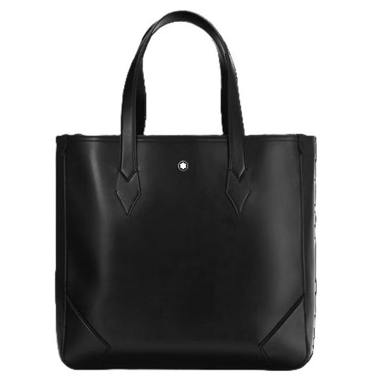 MONTBLANC LEATHER Mod. MEISTERSTUCK SELECTION SOFT TOTE BAG, unisex leather tote with official packaging, stylish and functional design