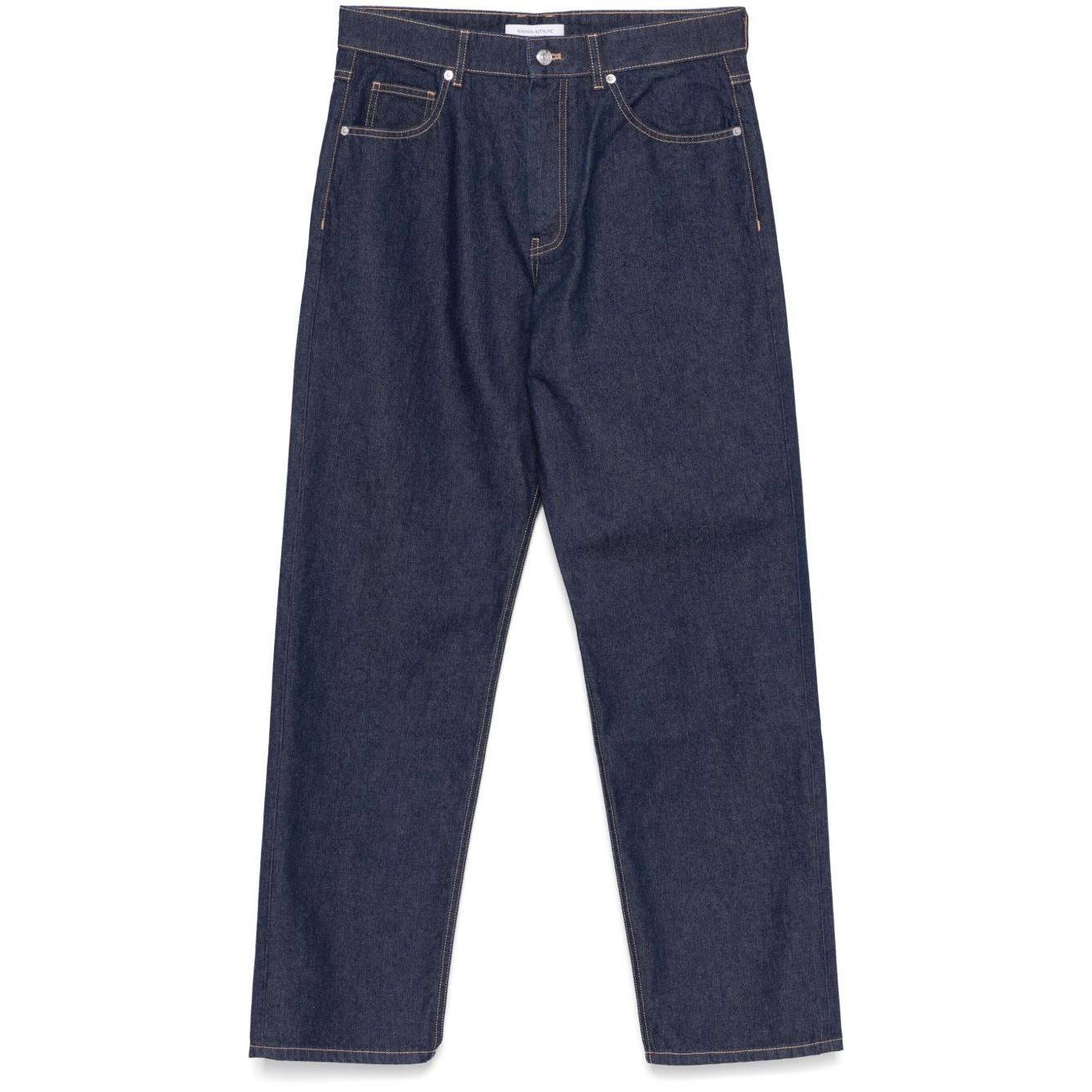 Maison Kitsuné Maison Kitsune Mid-Rise Straight Pants