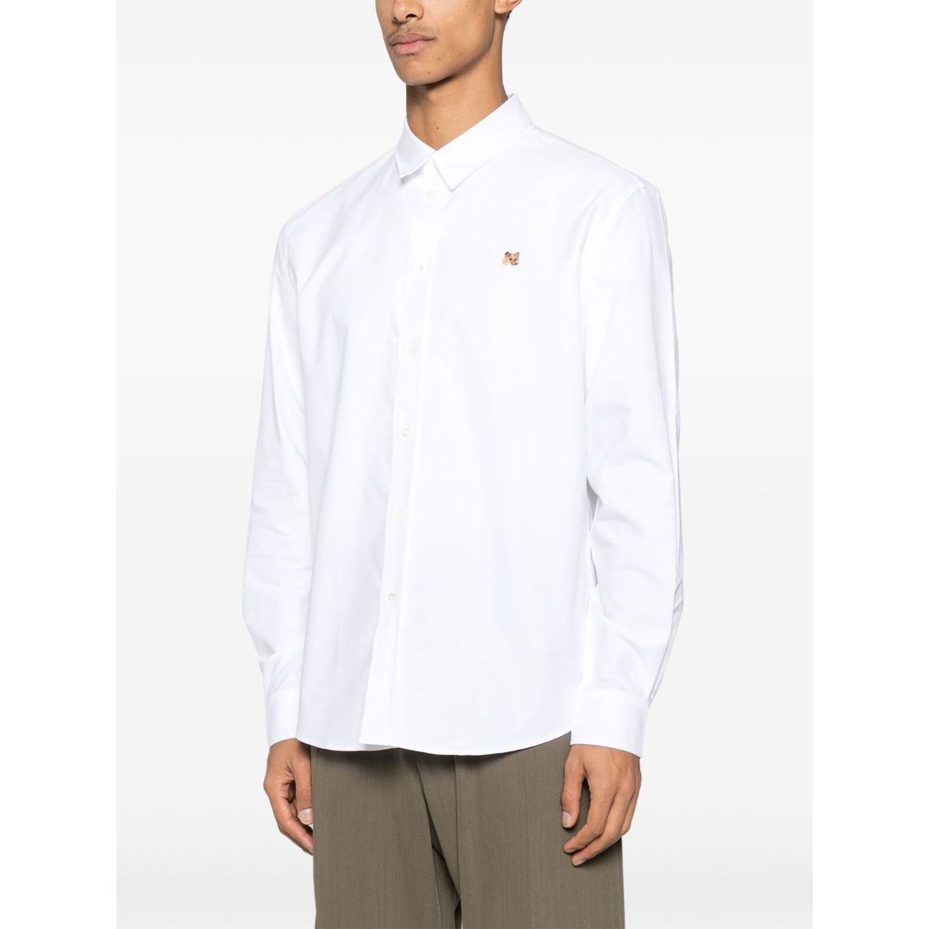 Maison Kitsuné Maison Kitsune classic shirt wth fox head logo