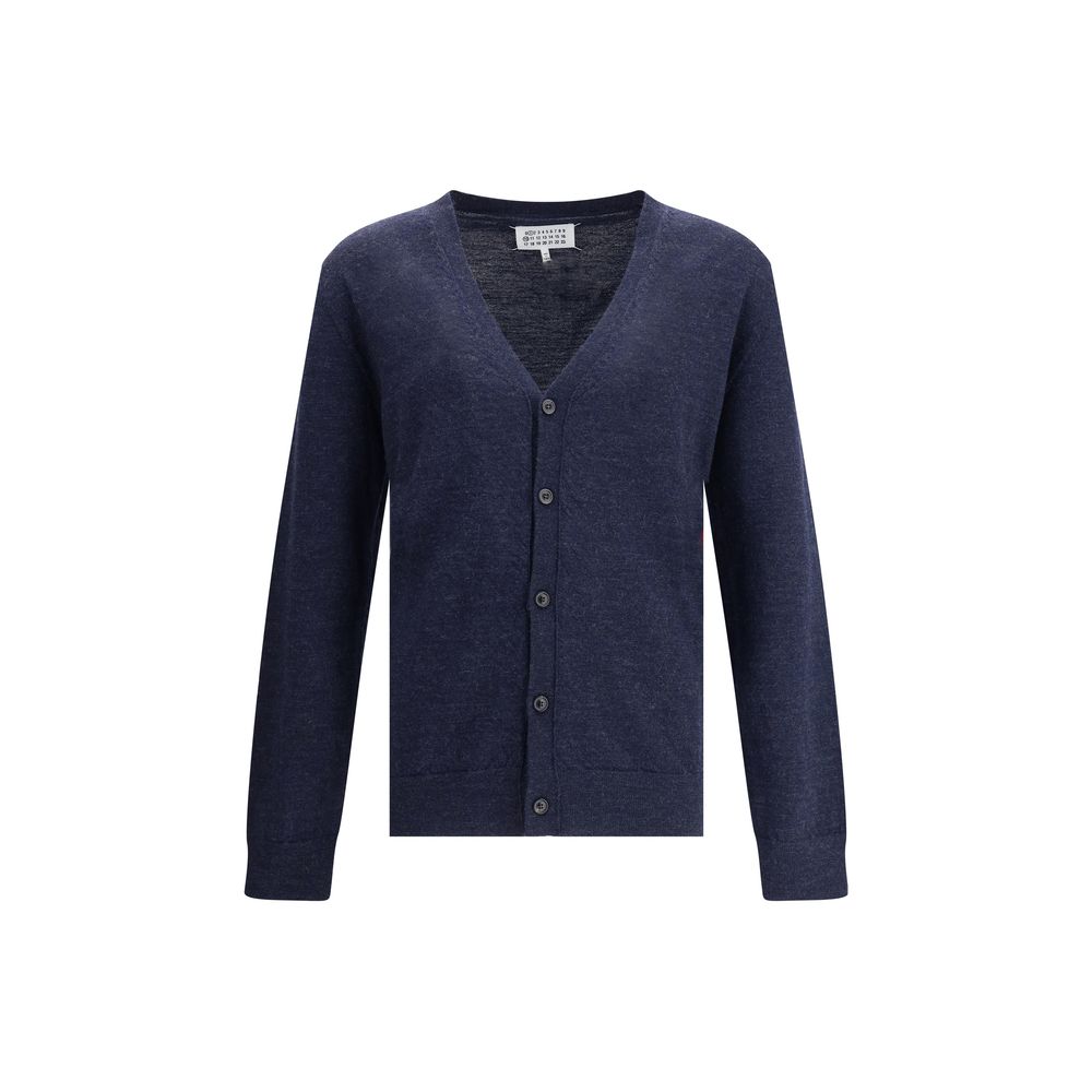 Margiela Blue Wool Cardigan