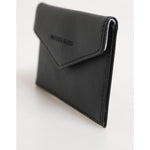 Michael Kors Black Saffiano Leather Envelope Holder Men's Accessory Wallet with sleek design and durable construction.