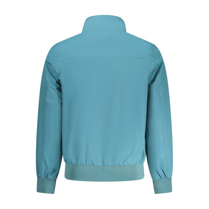 North Sails Green Polyamide Jackets & Coat with long sleeves and external pockets in back view