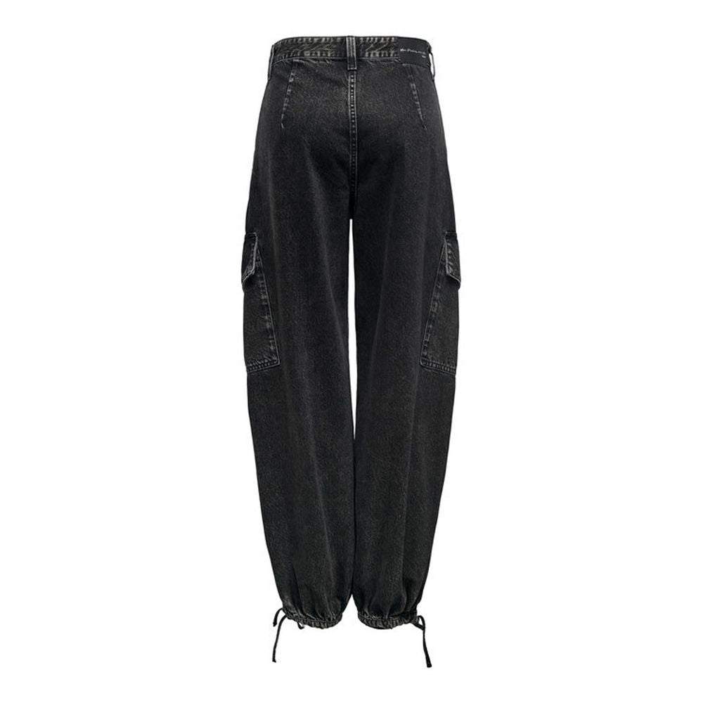 Only Black Cotton Boyfriend Jeans