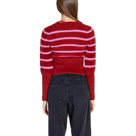 Only Red Nylon Sweater ON-14843200146-IT42|M