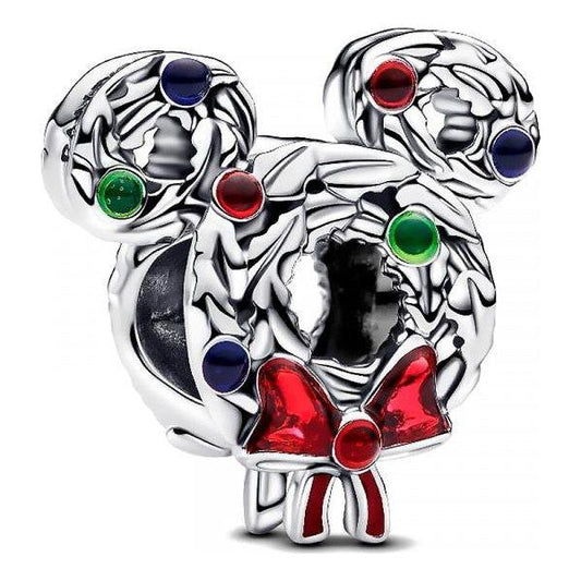 PANDORA CHARMS DISNEY COLLECTION Mod. MICKEY MOUSE CHRISTMAS WREATH