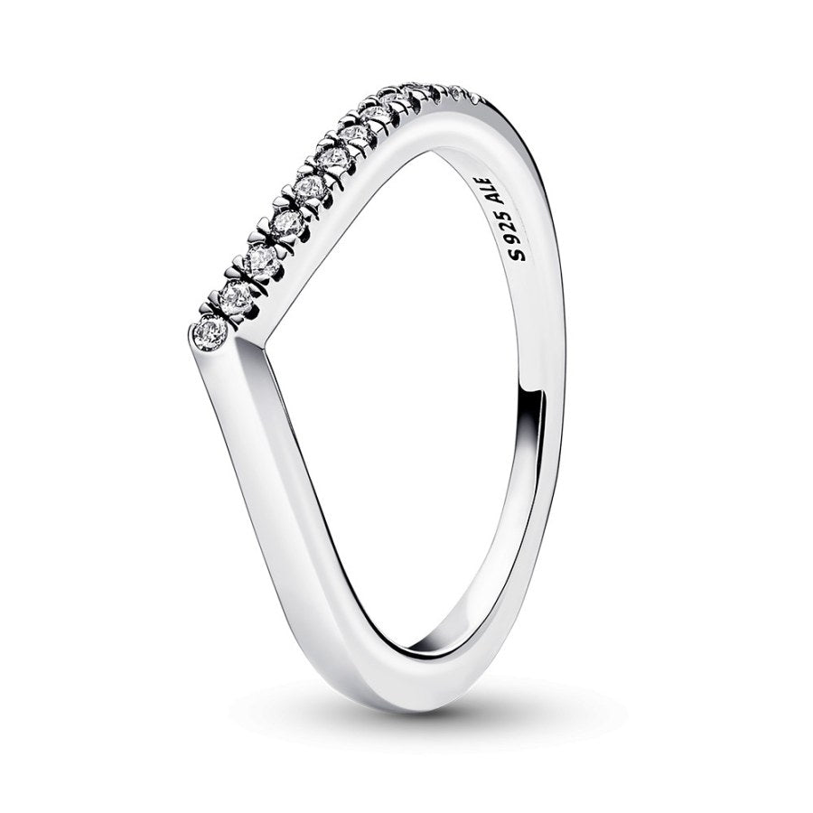 PANDORA JEWELS Mod. TIMELESS WISH HALF SPARKLING RING