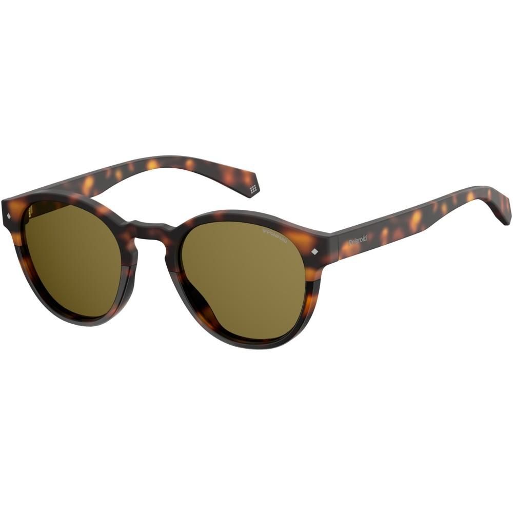 POLAROID MOD. PLD 6042_S unisex sunglasses made of polycarbonate with tortoiseshell frame and tinted lenses