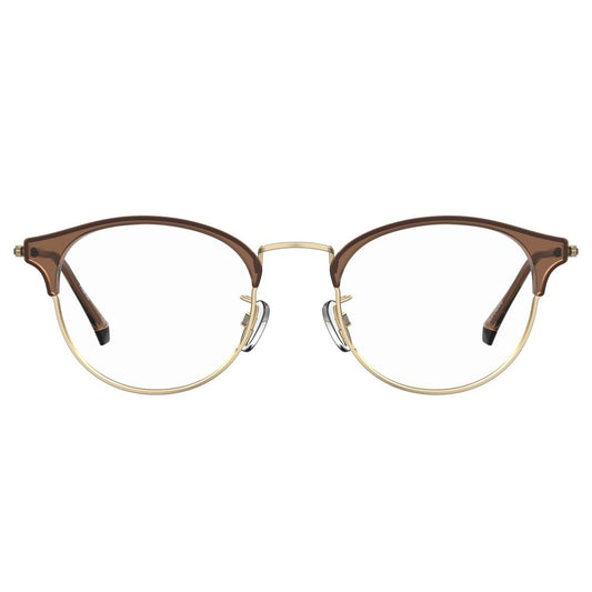 Polaroid Brown Metal Frames GLASSES POLAROID Unisex PLDD404G09Q with 51/21/145 mm dimensions and metal material in brown color.