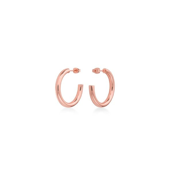 ROSEFIELD JEWELS JEWELRY Mod. JCHSR-J085 rose gold hoop earrings